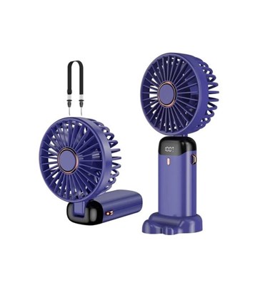 Şarjlı Pr-n5 Led Göstergeli Mini El Fanı