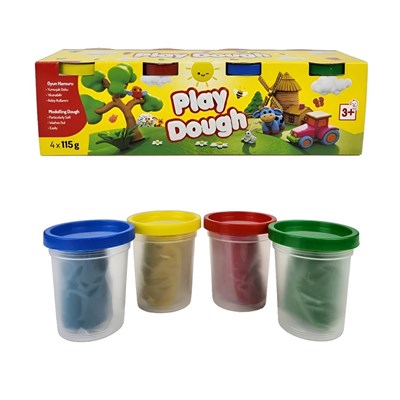 Play Dough 004 Oyun Hamuru 4 Renk Büyük