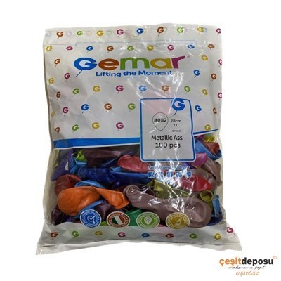 Balon Gemar Metalik Karma 11inch 100lü