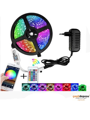 Princo Pr2835 Led Strip Rgb Kumandalı Serit