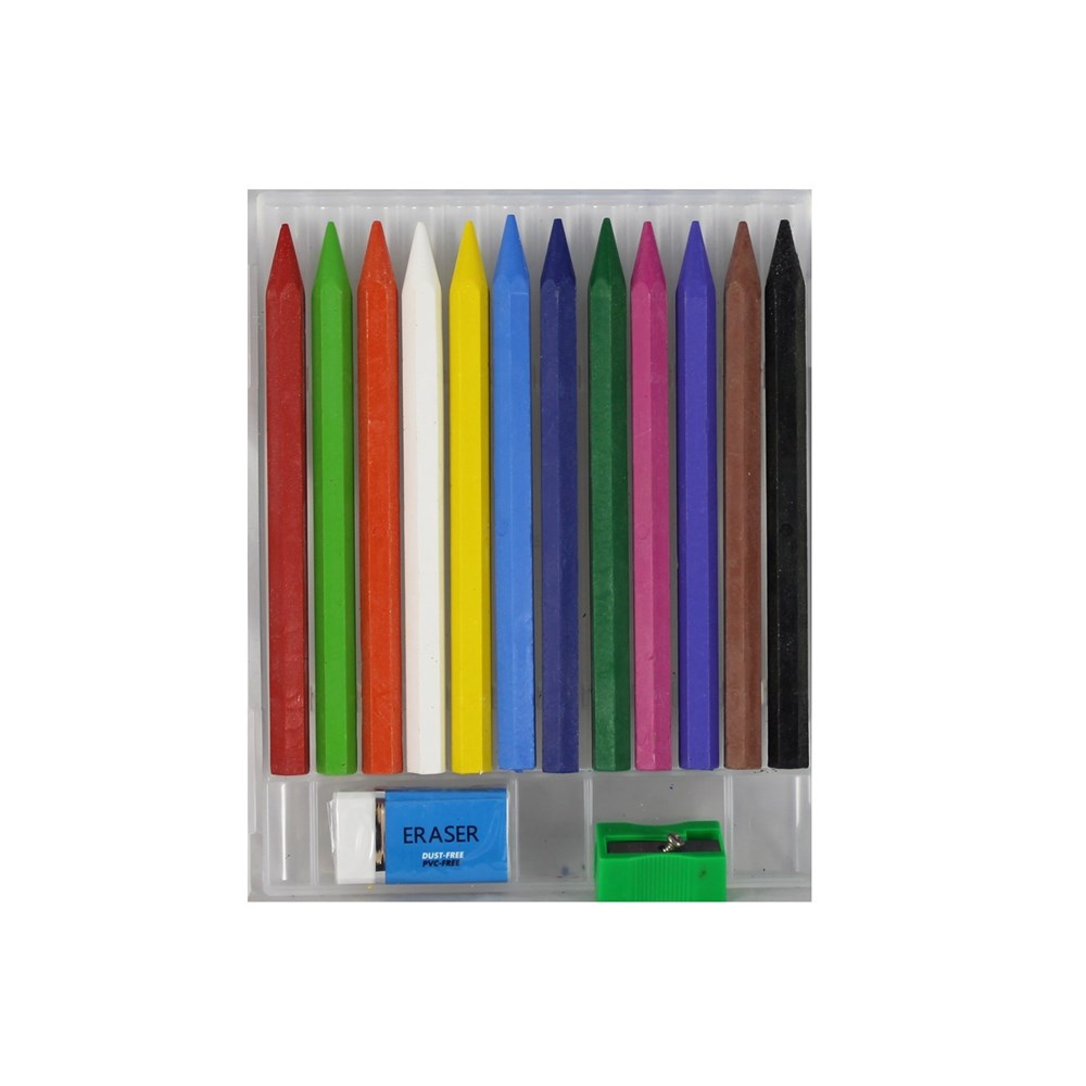 fatih mum boya kalemi uzun 12renk 1303