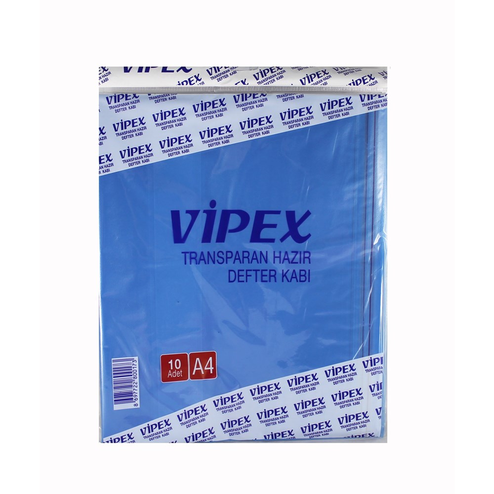vipex hazir defter kabi a4 renkli 10lu