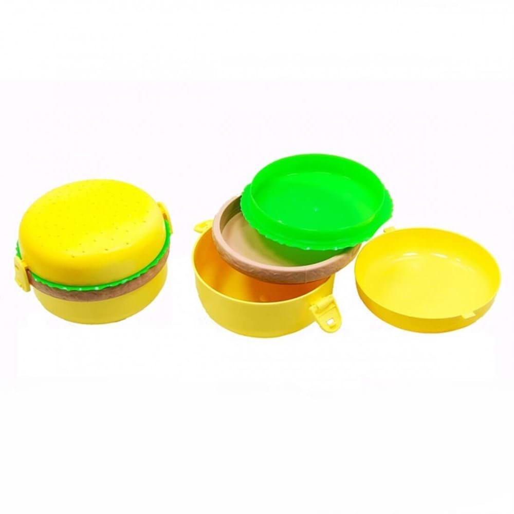 beslenme kabi hamburger yuvarlak ak384