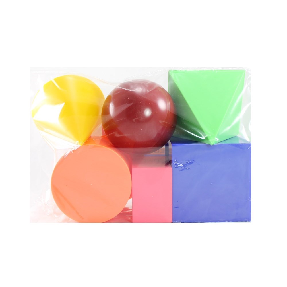 Geometrik Cisimler Plastik 6pcs Ari018