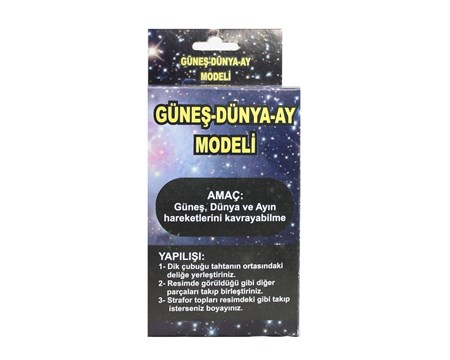 Gunes Dunya Ay Sistemi Modeli Em339
