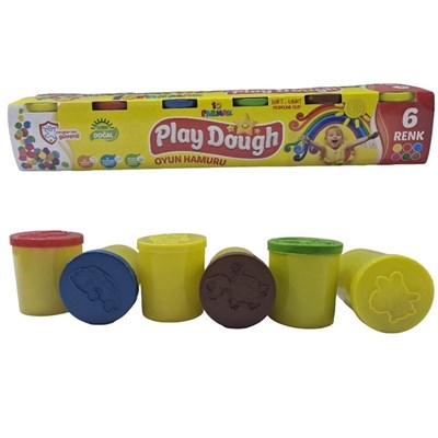 Play Dough 006 Oyun Hamuru 6renk Küçük
