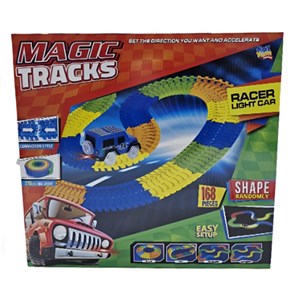 Magic Tracks 168pcs Araba ve Parkur 8020
