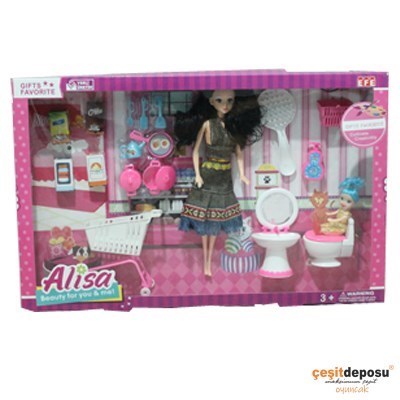 Efe 871 Alisa ve Bebek Aksesuar Büyük Set