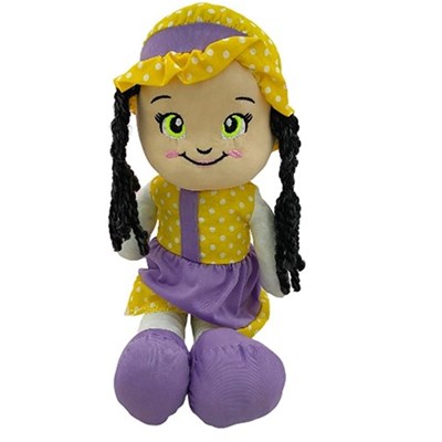 Bez Bebek 40cm Rn0113 Renki Örgü Saçlı