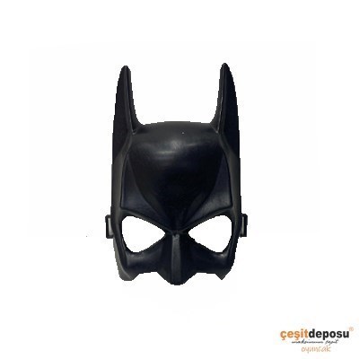 İpli Pvc Batman Maske 12li