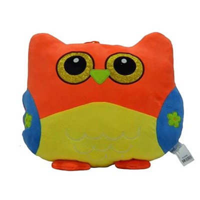 Halley 62958 Peluş 40cm Renkli Baykuş Yastık