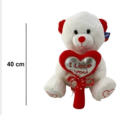 Halley 62964 Peluş 40cm Şeker Kalpli Ayı