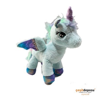 Halley 63018 Peluş 30cm Unicorn Renkli At