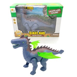 Pilli Işıklı Sesli 6909b Yürüyen Dinazor