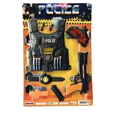 Kartela Nzm386 Çelik Yelekli Polis Set