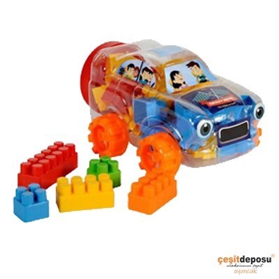 Efe 170 Zeka Blok Set Sevimli Araba 24pcs