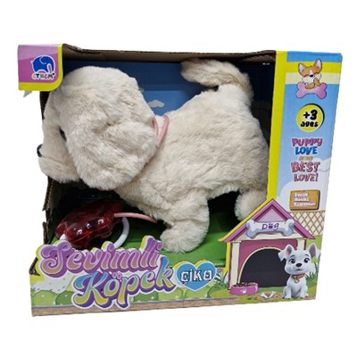 Tasmalı Dog05 Sesli Sevimli Çiko Köpek