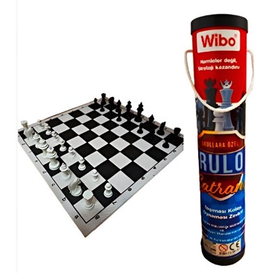 Plastik Rulo Satranç Okullara Özel