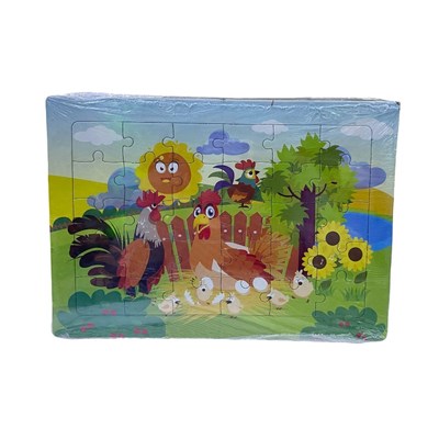 Karton Yap Boz 27x19cm Karma Baskılı 24lü