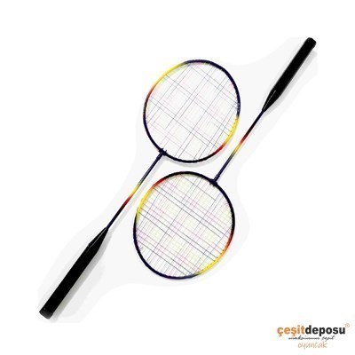 Badminton Bsr667 Raket Set 2li Renkli