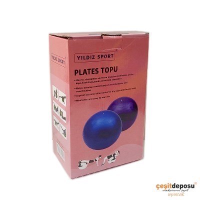 Plates Topu 65cm Pompa Hediyeli Sportif Csy65