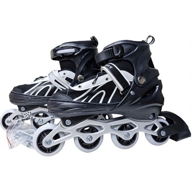 Paten Işıklı Large 38-41 Siyah Dikişli