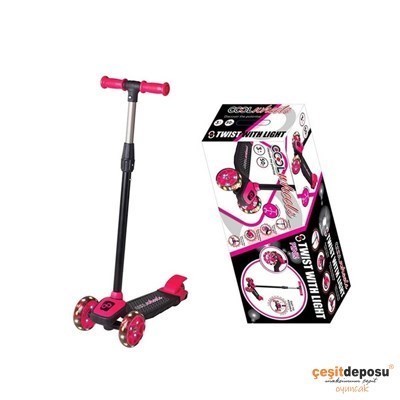 Scooter 58048 Twist 3+ Pembe Işıklı