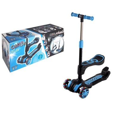 Scooter 59557 Combo Oturaklı Işıklı Mavi